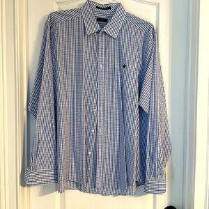 Simply Southern Men’s Pink and Blue Plaid Button Down Shirt. Size XXL